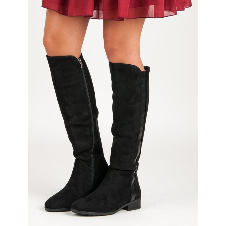 Filippo Damkängor i mocka svart 1