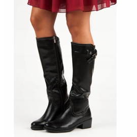Svarta VINCEZA stövlar 1