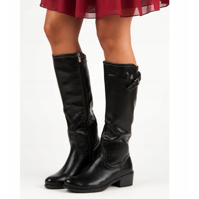 Svarta VINCEZA stövlar 1