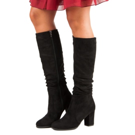 Klassiska damstövlar svart 1