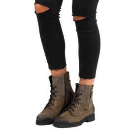 Snygga Khaki VINCEZA Workers grön 2