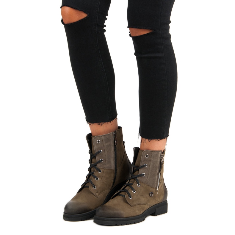 Snygga Khaki VINCEZA Workers grön 2