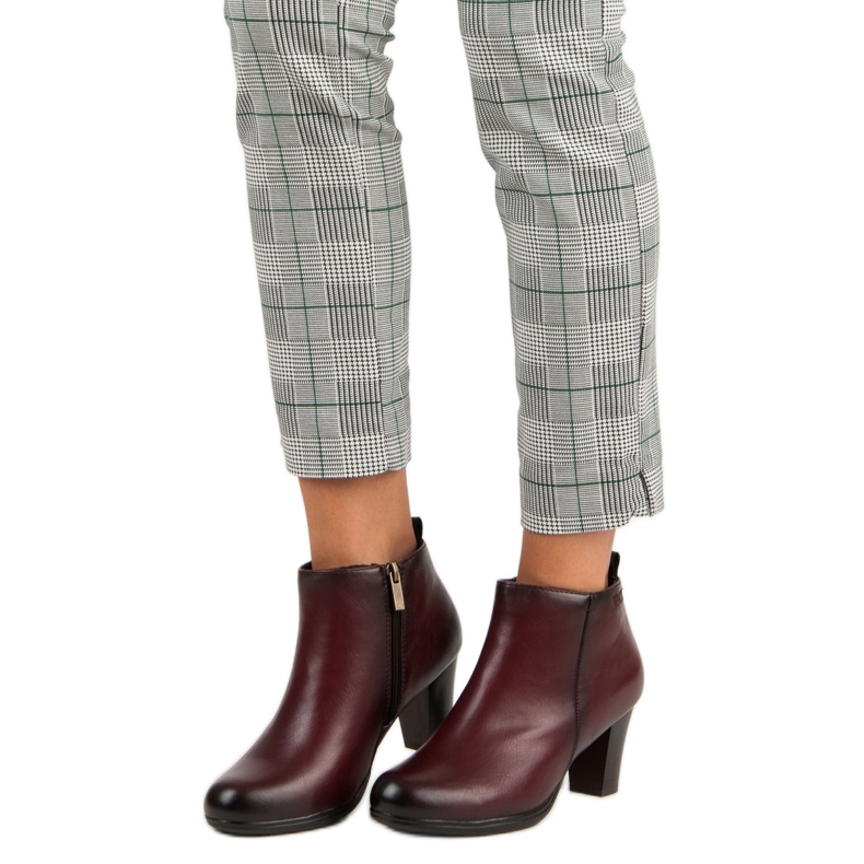 Eleganta stövlar på vinceza-stolpen röd 1