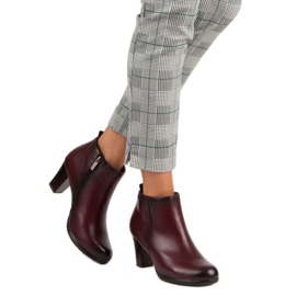 Eleganta stövlar på vinceza-stolpen röd 2