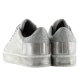 Silver damsneakers K-301 Silver grå 1