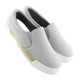 Sneakers slip-on grå 15691A Grå 1