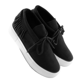 Svarta damsneakers A-63 Svarta 1