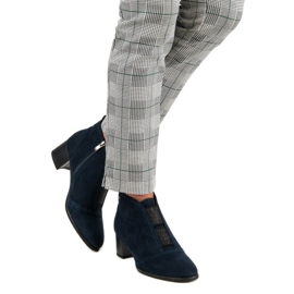 Filippo Snygga marinblå stövlar 1