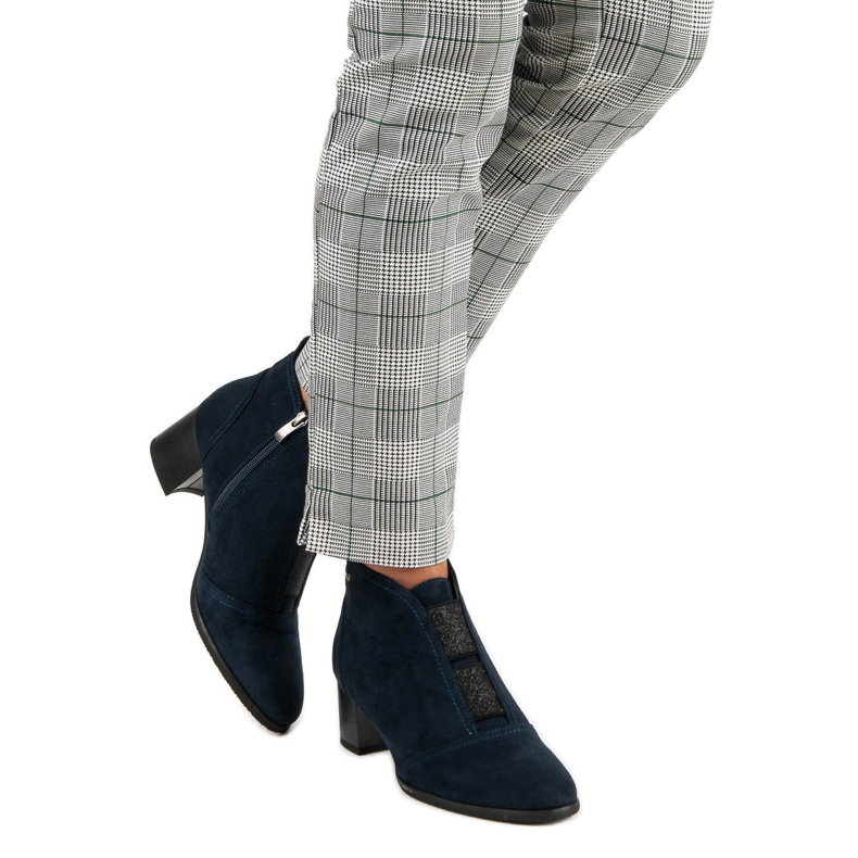 Filippo Snygga marinblå stövlar 1