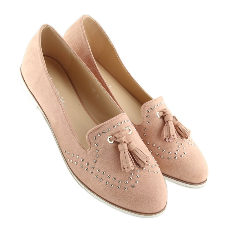 Rosa loafers för kvinnor rosa 22-05 Rosa 1