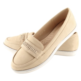 Beige loafers dam 22-07 Beige 1