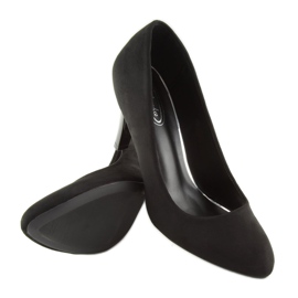 Pumps med mandeltår svart B-41 Svart 1