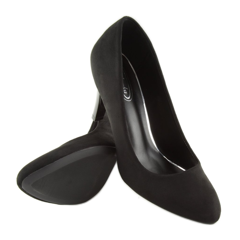 Pumps med mandeltår svart B-41 Svart 1