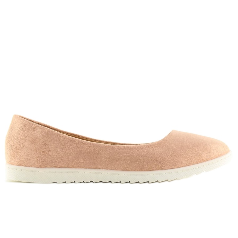Slätrosa ballerinor för kvinnor BH1236-BL Rosa 2