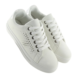 Sneakers med vita stenar BM1971 Vit 1