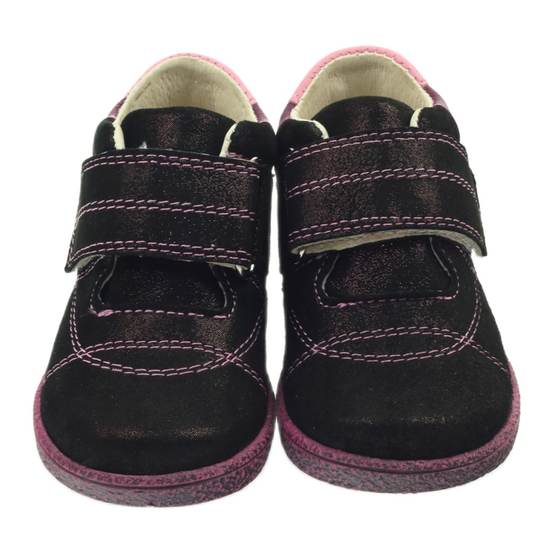 Ren But Läder baby stövlar med kardborrborrburord metalic 1531 ren men röd 3