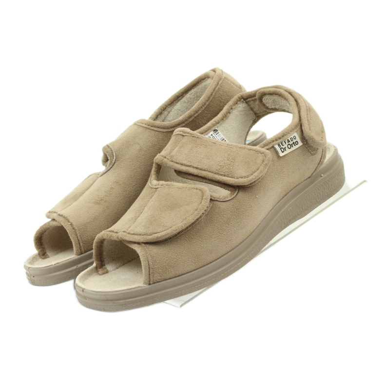 Sandaler för diabetiker Befado 676d004 beige 3