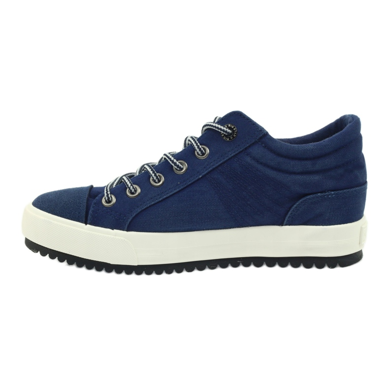 Big Star 274502 wedge sneakers marinblå 2