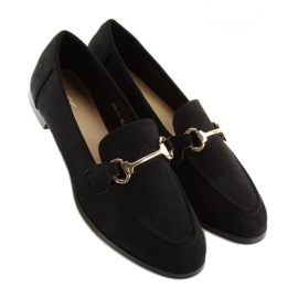 Svarta loafers för dam 369-11 svarta 1