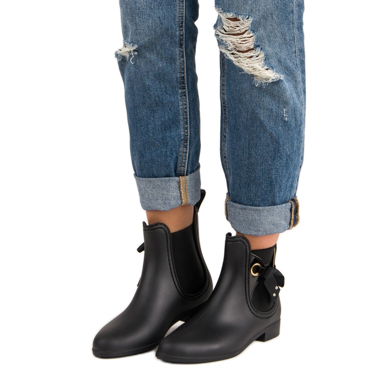 Vices Svarta gummistövlar, skruvstäd 1