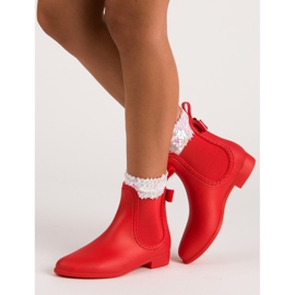 Vices Kvinnors laster galoscher röd 1