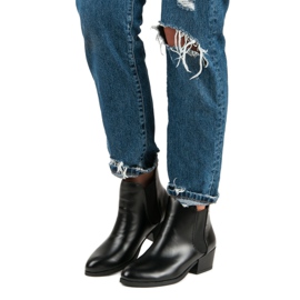 Corina Svarta Chelsea boots med höga klackar 1