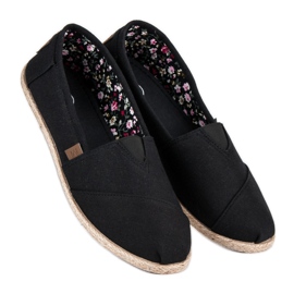 Mckeylor Svarta slip-on espadrillor 1