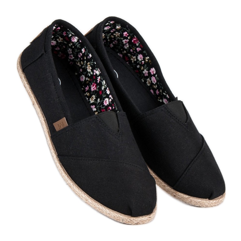 Mckeylor Svarta slip-on espadrillor 1