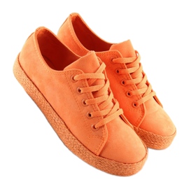 Espadrillor fullfärg orange K1830201 Naranja 2
