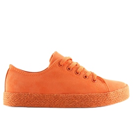 Espadrillor fullfärg orange K1830201 Naranja 1