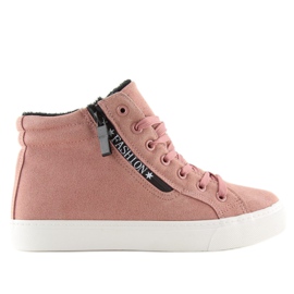 Rosa varma ankelsneakers W-3072 2