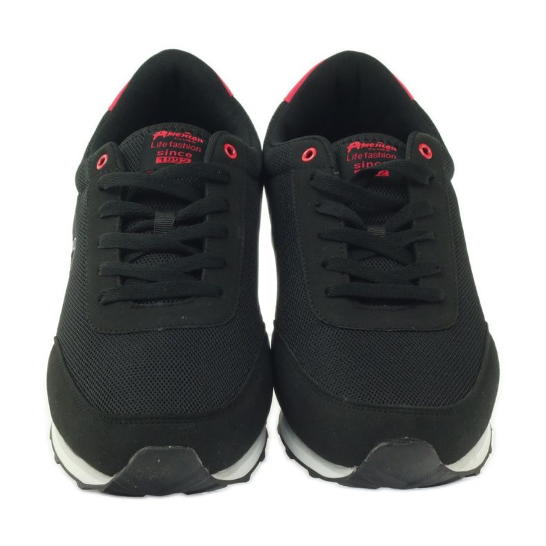 American Club ADI sportjogging American 1756 black svart röd 4