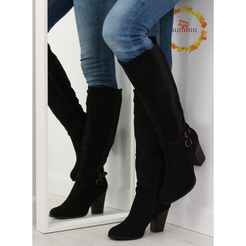 Svarta höga klackar 103-GG svart 1