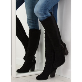 Svarta höga klackar 103-GG svart 2