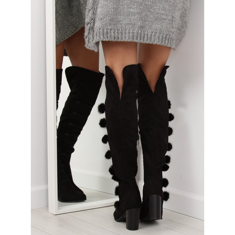 Svart Musketeer stövlar FC-H115 Svart 2