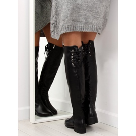 Svarta A-12 Svarta musketeerstövlar 1