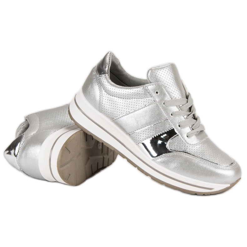 Silver sneakers grå 1