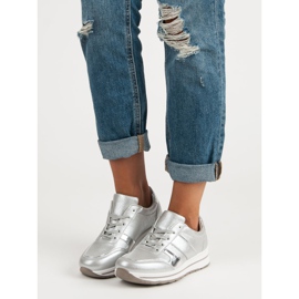 Silver sneakers grå 2