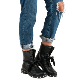 Lucky Shoes Rocky boots arbetar svart 1