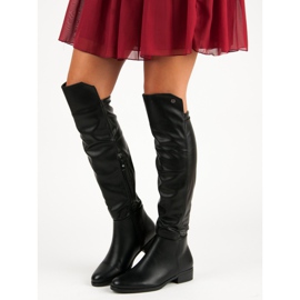 Skräddarsydda VINCEZA stövlar svart 1