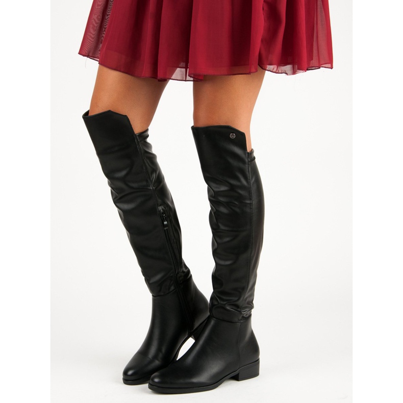 Skräddarsydda VINCEZA stövlar svart 1