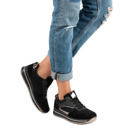 Trendiga sportskor svart 2