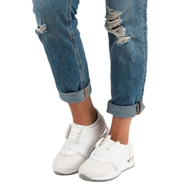 Slip-on sportskor vit 1