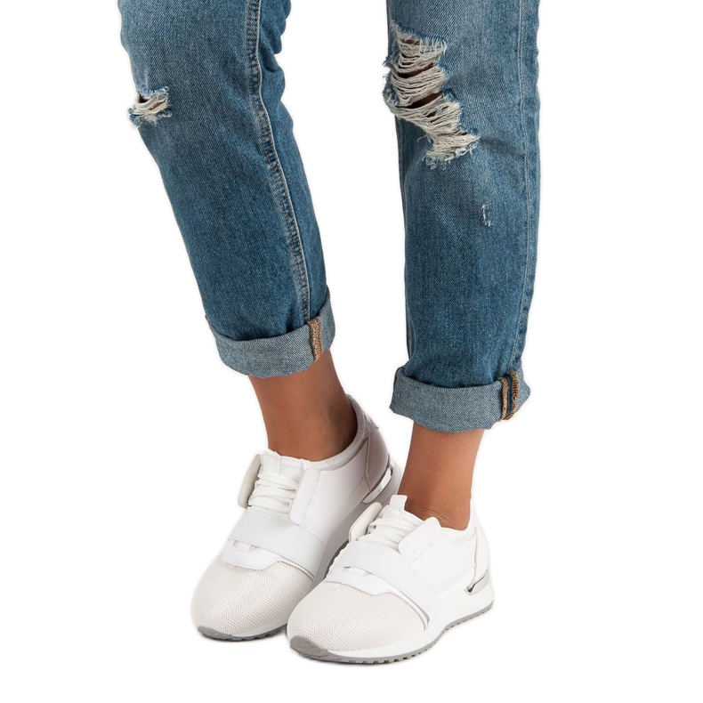 Slip-on sportskor vit 1