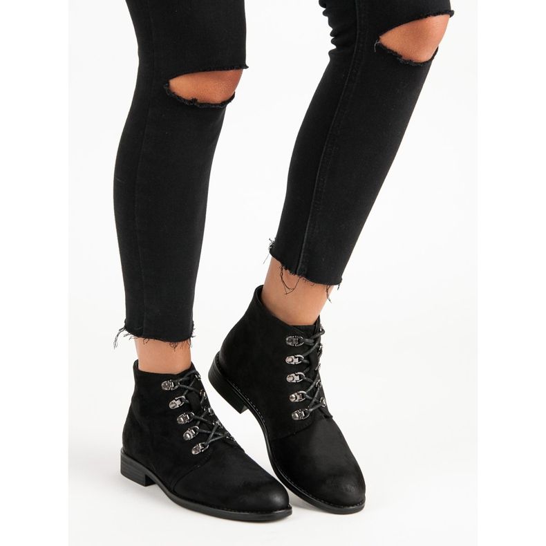 Knutna VINCEZA stövlar svart 2