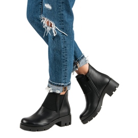 Svarta vinceza högklackade stövlar 2