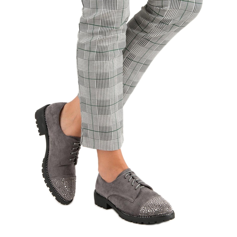 Bello Star Snygga mockaskor grå 2