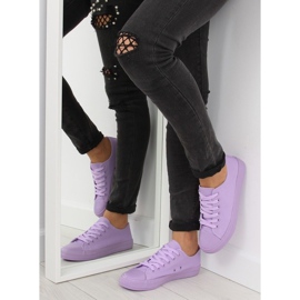Kvinnors lila monocolour sneakers NB176 L. PURPLE purpur 1