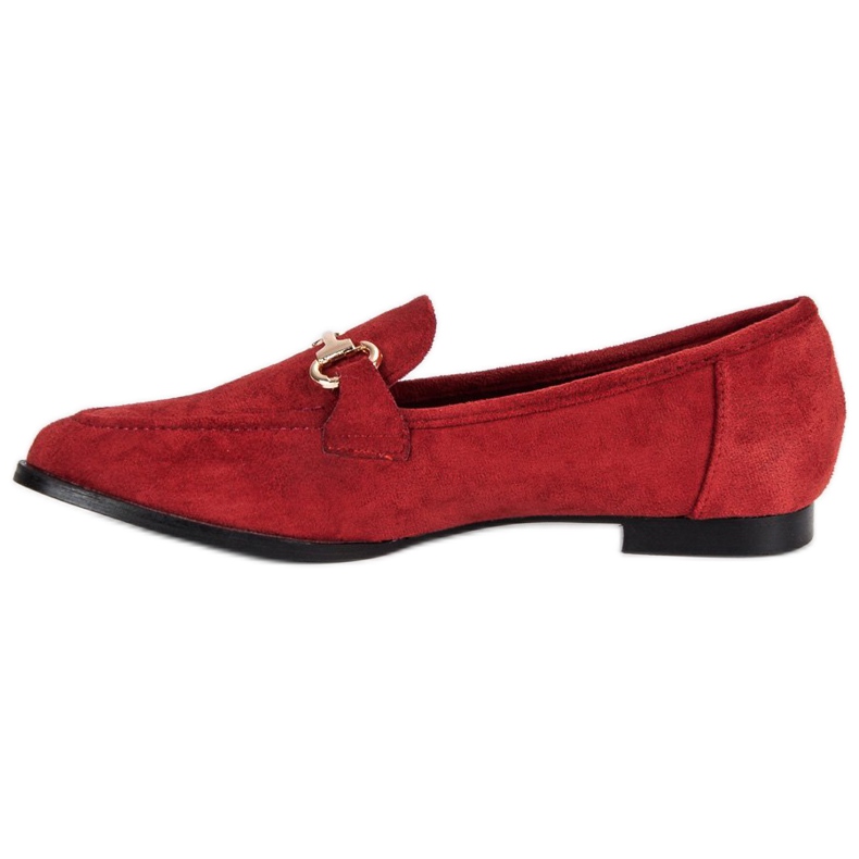Slip-on mocka loafers röd 1