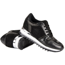Snygga svarta sneakers 1